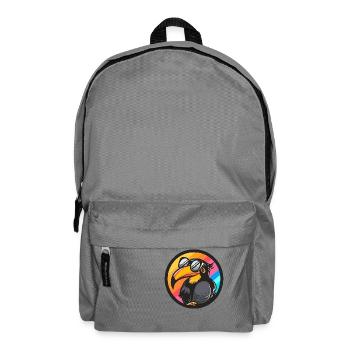 Tukan Vogel Comic Cool - Rucksack - Mittelgrau - Vorne