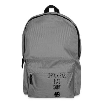 Surf / Surfing / Surfer / Surfen / Beach - Backpack - elephant grey - Front