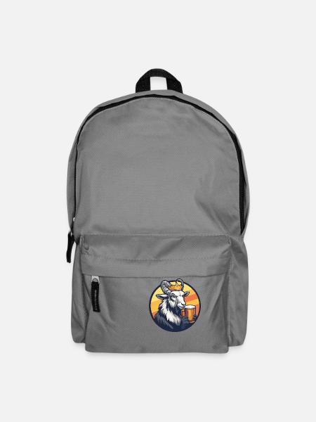 Bergziege Bier - Rucksack - Mittelgrau