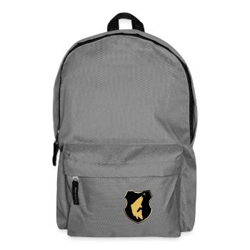 Modell 55 - Wappen steigende Forelle - Rucksack - Mittelgrau - Vorne