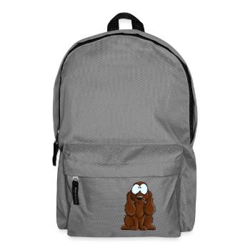 Je Suis Cocker Anglais Chocolat - Sac à dos - gris éléphant - Devant