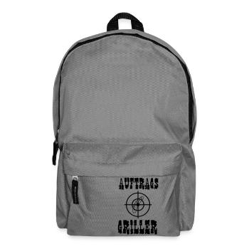 Auftragsgriller - Rucksack - Mittelgrau - Vorne