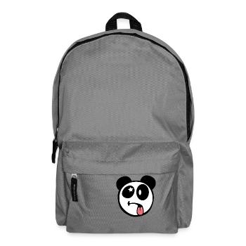 Smiley kawaii Panda - Sac à dos - gris éléphant - Devant
