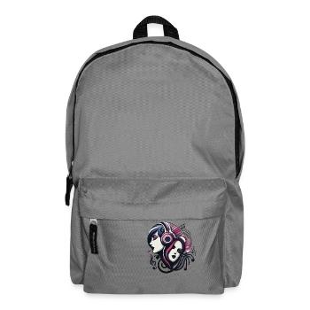 Musikliebhaber - Rucksack - Mittelgrau - Vorne