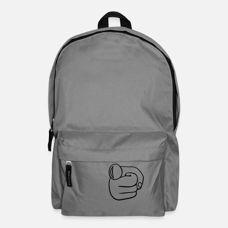 Finger Point Mono - Backpack - elephant grey