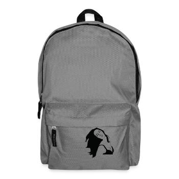 Graffiti-Schablone Art-Frau - Rucksack - Mittelgrau - Vorne