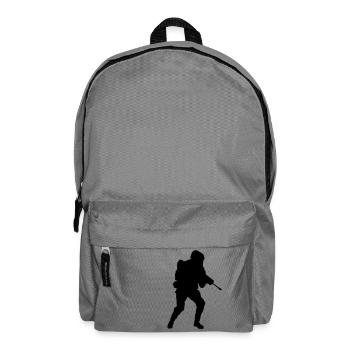 Shapes of a soldier - Backpack - elephant grey - Front