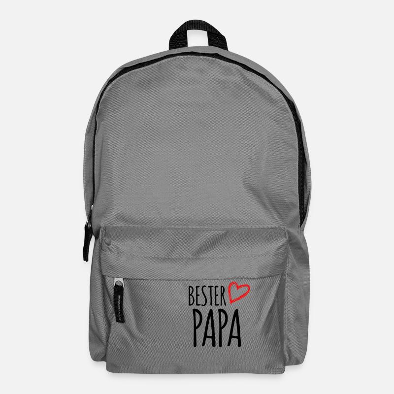 bester Papa - Rucksack - Mittelgrau