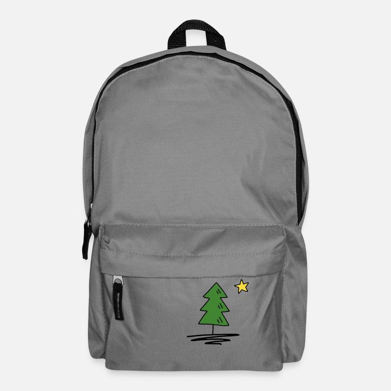 Tannenbaum - Rucksack - Mittelgrau