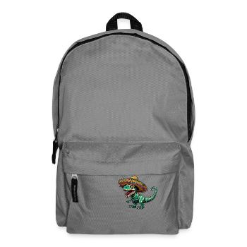 Cinco de Mayo Dino : T-Rex et Zombies - Sac à dos - gris éléphant - Devant