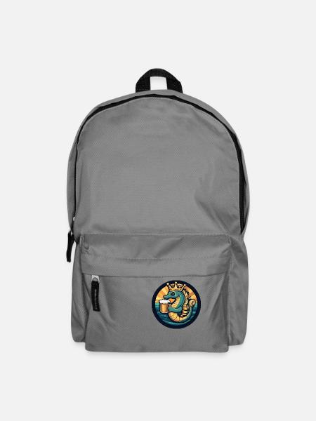 Seepferd Bier - Rucksack - Mittelgrau