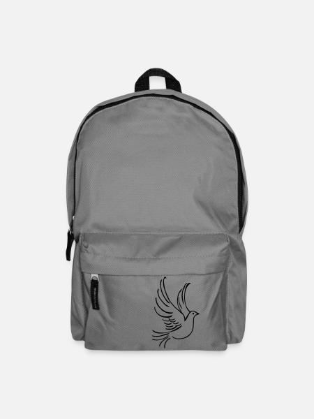 taube - Rucksack - Mittelgrau