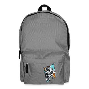 Pizza-Sloth - Backpack - elephant grey - Front