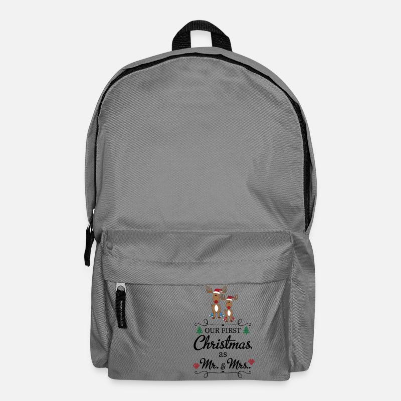 Weihnachten - Rucksack - Mittelgrau