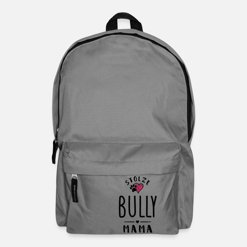 bully mama herz - Rucksack - Mittelgrau