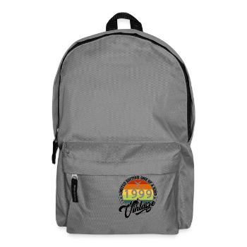 1999 Geburtstag Geboren im Jahr 1999 Vintage Retro. Editio - Rucksack - Mittelgrau - Vorne