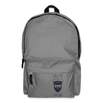 Call me captain - Rucksack - Mittelgrau - Vorne
