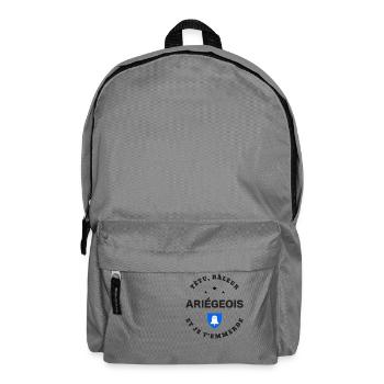 Ariégeois, têtu, râleur - Sac à dos - gris éléphant - Devant