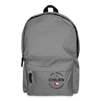 Chilien, têtu, râleur - Sac à dos - gris éléphant - Devant