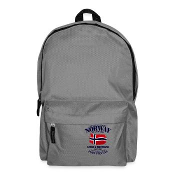 Telemark Norway - Vintage Flag - Rucksack - Mittelgrau - Vorne