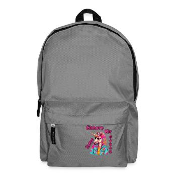 Komm Einhorn wir gehen - Rucksack - Mittelgrau - Vorne