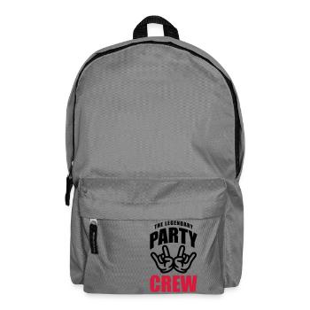 Équipe de fête drôle - Sac à dos - gris éléphant - Devant