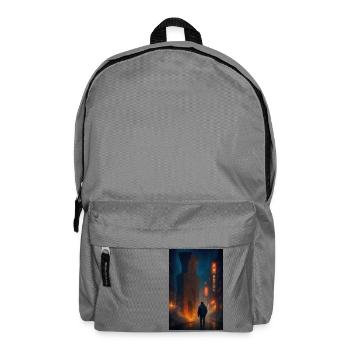 Nur in der Stadt - Rucksack - Mittelgrau - Vorne