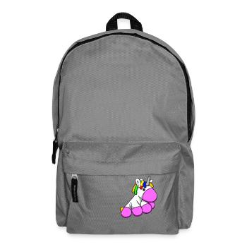 Einhorn3 - Rucksack - Mittelgrau - Vorne