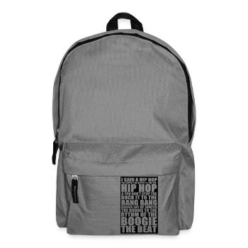 hiphop_delight - Rucksack - Mittelgrau - Vorne