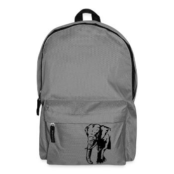 Elephant - Africa - Rucksack - Mittelgrau - Vorne