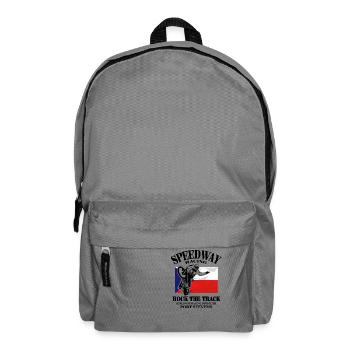Speedway - Czech Republic Flag - Rucksack - Mittelgrau - Vorne