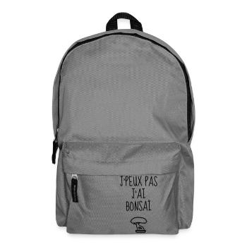Bonsai / Bonsaika / Bonzai / Bonsaï / Bonzaï - Sac à dos - gris éléphant - Devant