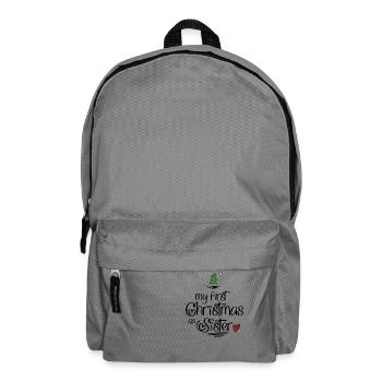 My first Christmas as Sister - Rucksack - Mittelgrau - Vorne