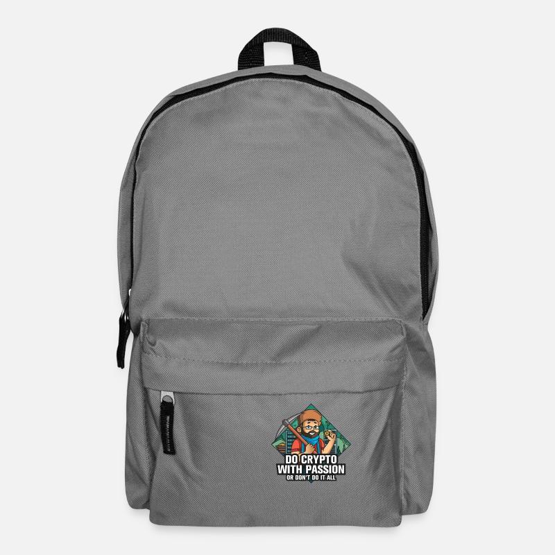 Faites de la crypto avec passion - Sac à dos - gris éléphant