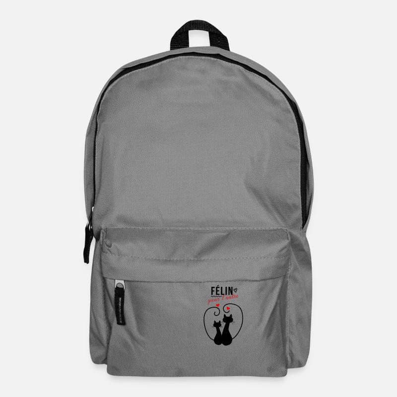 Félin pour l'autre - Sac à dos - gris éléphant