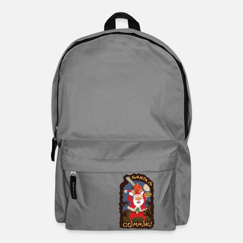 Horror santa - Rucksack - Mittelgrau