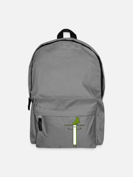 Lauch liebt dich auch - Rucksack - Mittelgrau