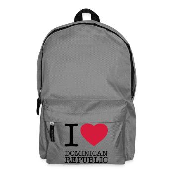 I LOVE DOMINICAN REPUBLIC Dominikanische Republik - Rucksack - Mittelgrau - Vorne