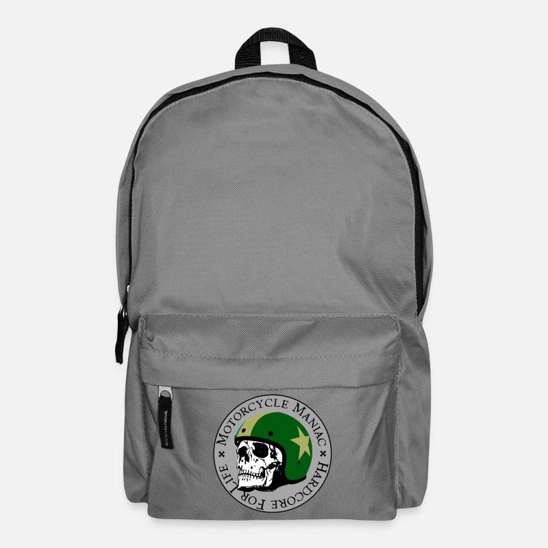 Motorcycle Maniac - Backpack - elephant grey