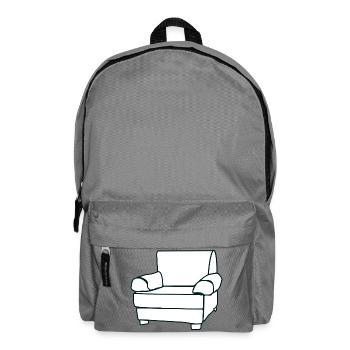sofa couch chair table chair table lamp lamp lamp benc - Backpack - elephant grey - Front