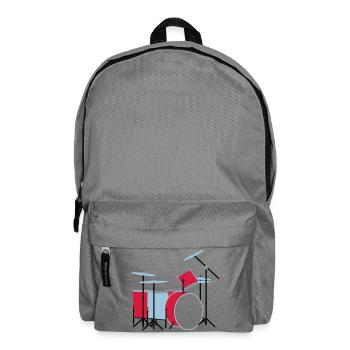 coloured_drums - Rucksack - Mittelgrau - Vorne