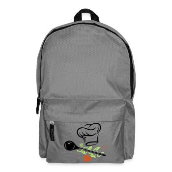Cooking Chef's Hat Chef Vegan Healthy Wooden spoon - Backpack - elephant grey - Front