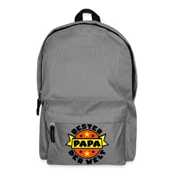papa vatertag himmelfahrt - Rucksack - Mittelgrau - Vorne