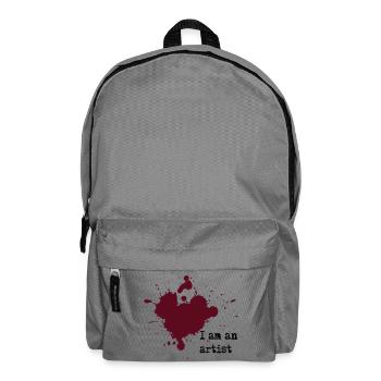 I am an artist - Backpack - elephant grey - Front