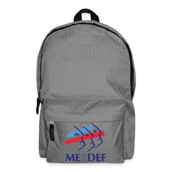 Merdef Bleu Rouge Lignes - Sac à dos - gris éléphant - Devant