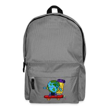 Skater Earth Backpack - Backpack - elephant grey - Front