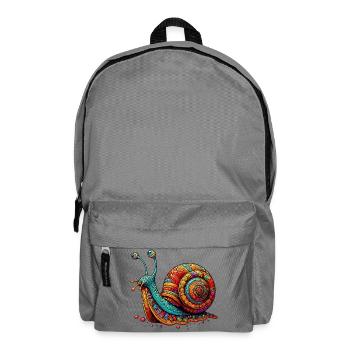 Snail - Backpack - elephant grey - Front