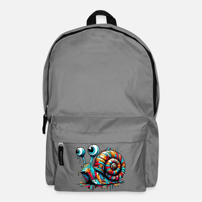 Schnecke - Rucksack - Mittelgrau
