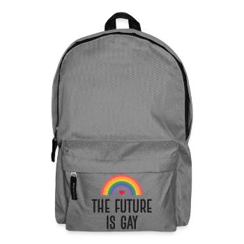 LGBT Pride Month - The Future is Gay - Backpack - elephant grey - Front