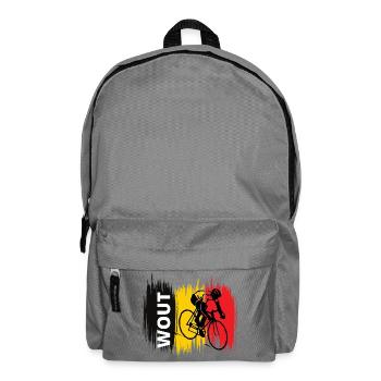 Wout Van Aert - Chamption cycliste - Sac à dos - gris éléphant - Devant